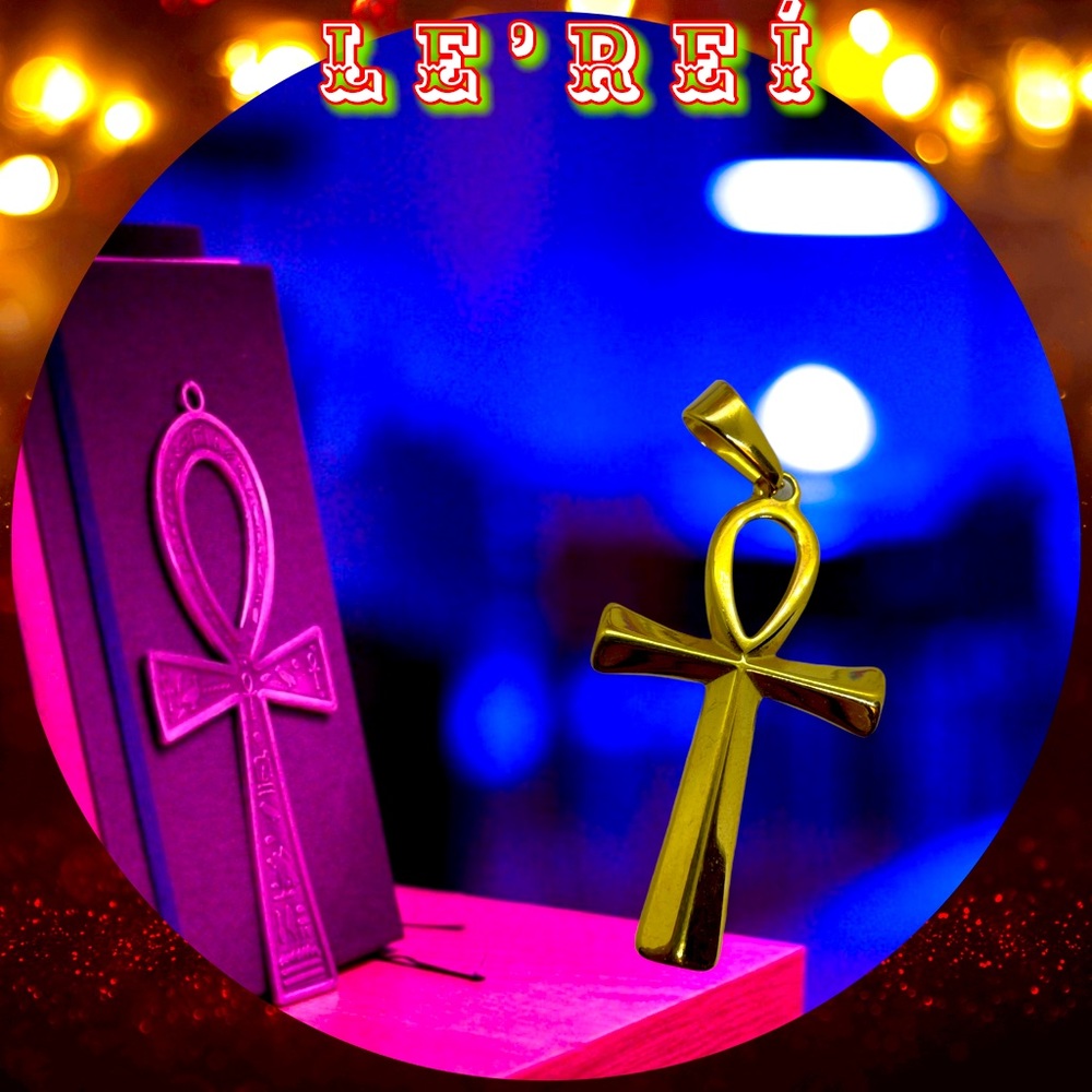 Stainless Steel Ankh Pendant- Unisex